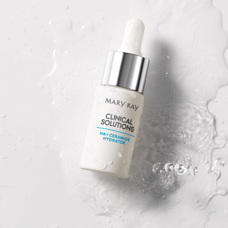 Mary Kay Clinical Solutions HA + Ceramide Hydrator on wet surface